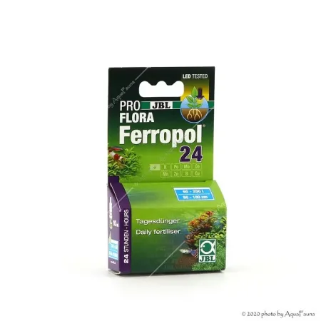 JBL ProFlora Ferropol 24 - 10.000 literhez - napi adagolású folyékony növénytáp - 10 ml