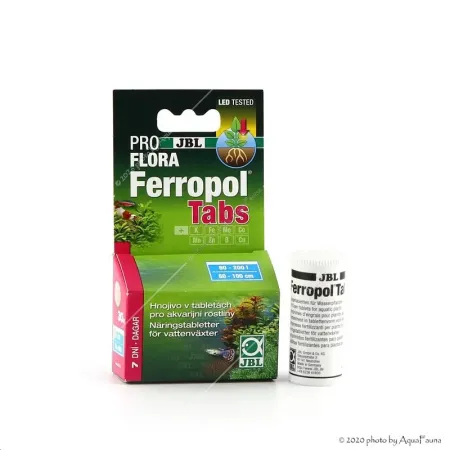 JBL ProFlora Ferropol Tabs 30 db - növénytáp tabletta