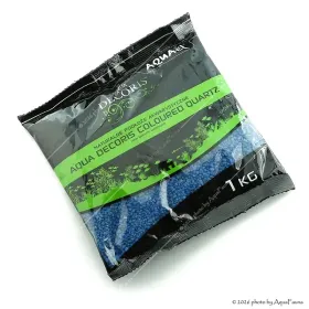 AquaEl Decoris Blue - Akvárium dekorkavics (kék) 2-3 mm (1 kg)
