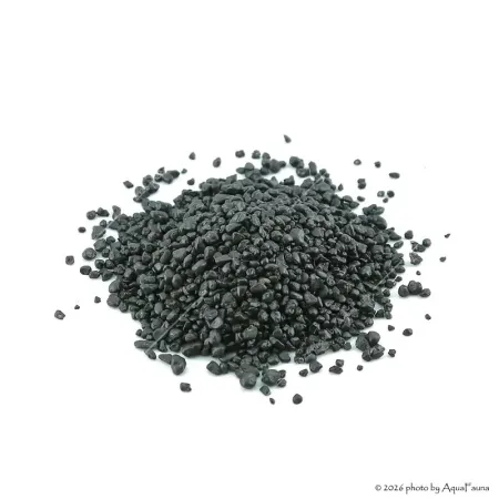 AquaEl Decoris Black - Akvárium dekorkavics (fekete) 2-3 mm (1 kg)