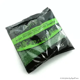 AquaEl Decoris Green - Akvárium dekorkavics (zöld) 2-3 mm (1 kg)