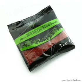 AquaEl Decoris Red - Akvárium dekorkavics (piros) 2-3 mm (1 kg)