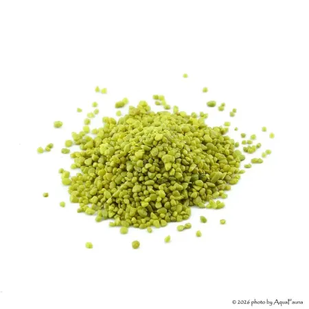AquaEl Decoris Yellow - Akvárium dekorkavics (sárga) 2-3 mm (1 kg)