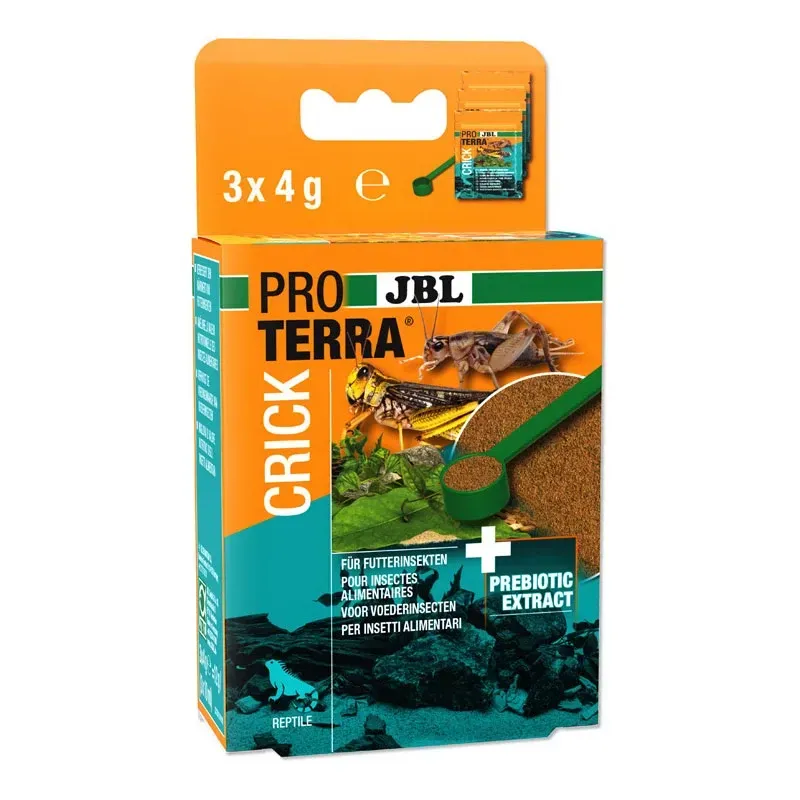 JBL Proterra Crick 3x10 ml - Teljes értékű eledel etető rovarok számára