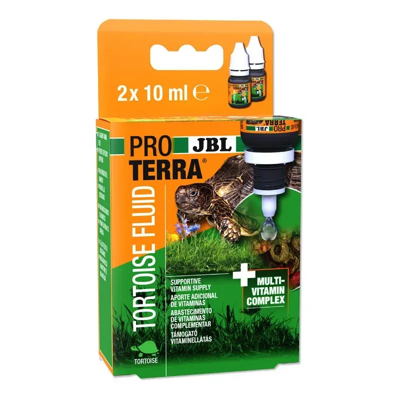 JBL Proterra Tortoise Fluid 2x10 ml - Folyékony multivitamin minden szárazföldi teknősnek