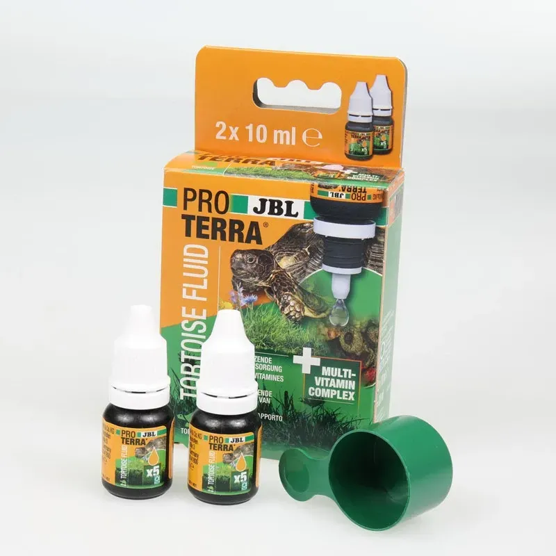 JBL Proterra Tortoise Fluid 2x10 ml - Folyékony multivitamin minden szárazföldi teknősnek