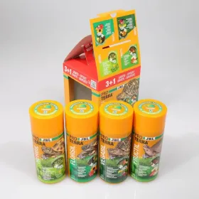 JBL Proterra Tortoise Menu 3x250 ml +1x250 ml - 4 féle ételválaszték minden teknősnek