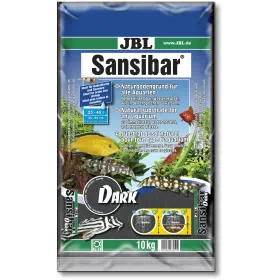 JBL Sansibar DARK (BLACK) 10 kg - természetes akvárium talaj - fekete