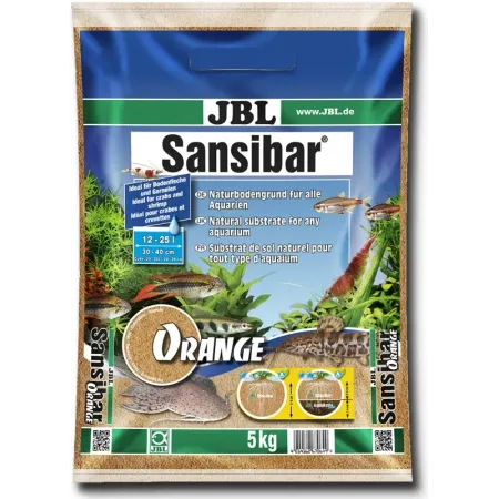 JBL Sansibar ORANGE 5 kg - akvárium talaj - narancssárga
