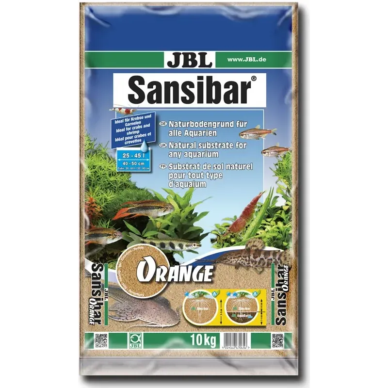 JBL Sansibar RED 5 kg - akvárium talaj - piros