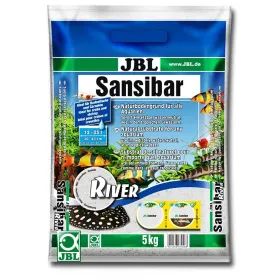JBL Sansibar RIVER 5 kg - természetes akvárium talaj - durva szemű