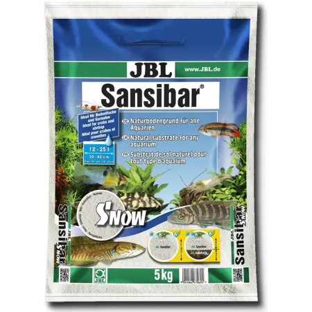 JBL Sansibar SNOW 5 kg - akvárium talaj - hófehér