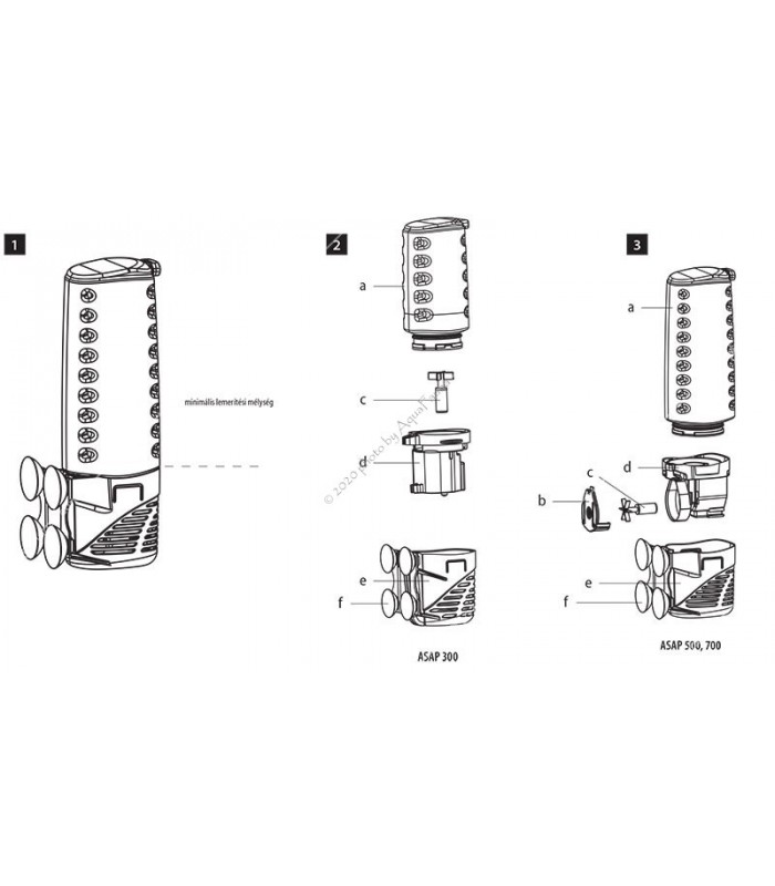 AquaEl ASAP Filter 300 belső szűrő