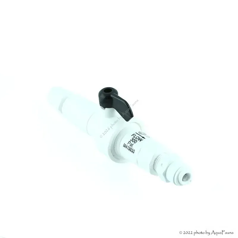 Ozmó áramlásszabályozó 300 ml, kézi öblítőszeleppel - 1/4 Quick csatlakozás