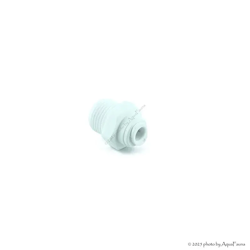 Ozmó csatlakozó - egyenes bekötő idom - 3/8" külső menetes x 1/4" Quick gyorscsatlakozós