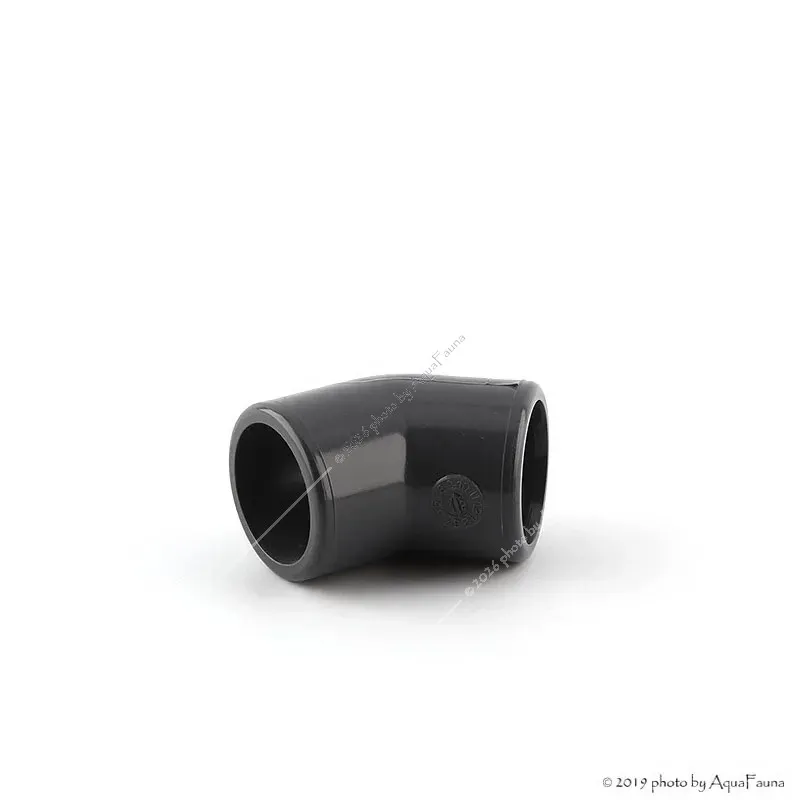 PVC 45° könyök idom 25 mm-es csőhöz