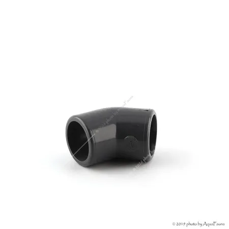 PVC 45° könyök idom 25 mm-es csőhöz