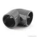 PVC 90° könyök idom 63 mm-es csőhöz