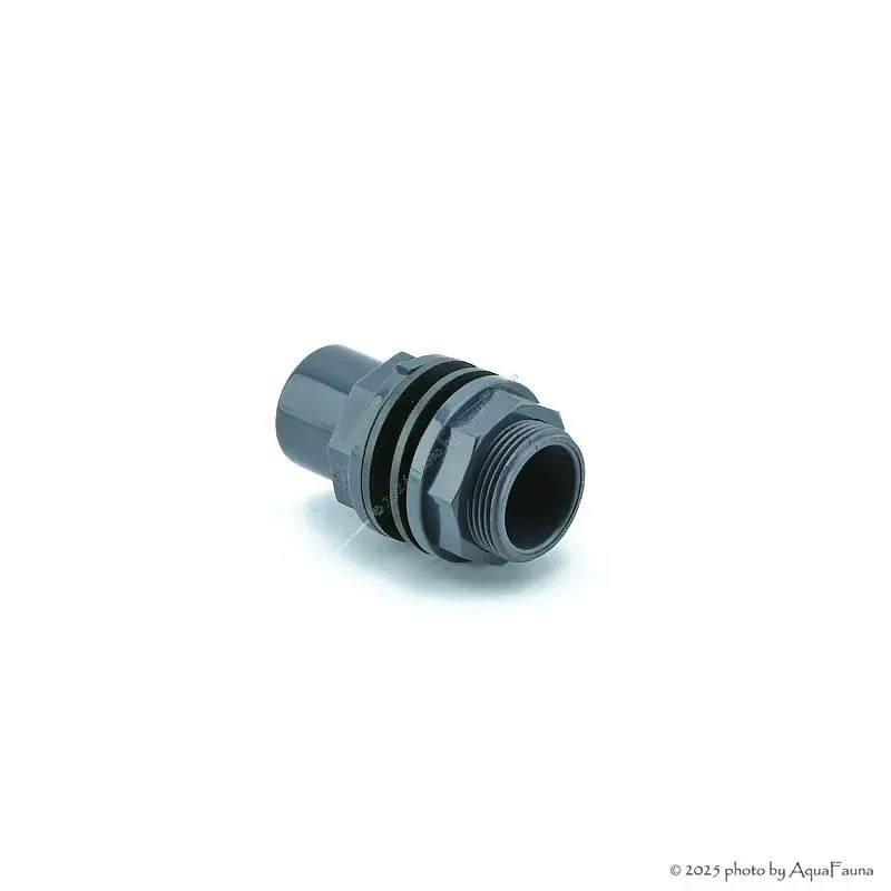 PVC átmenő idom 32/40 mm (hollanderes) 1 1/4" külső menettel