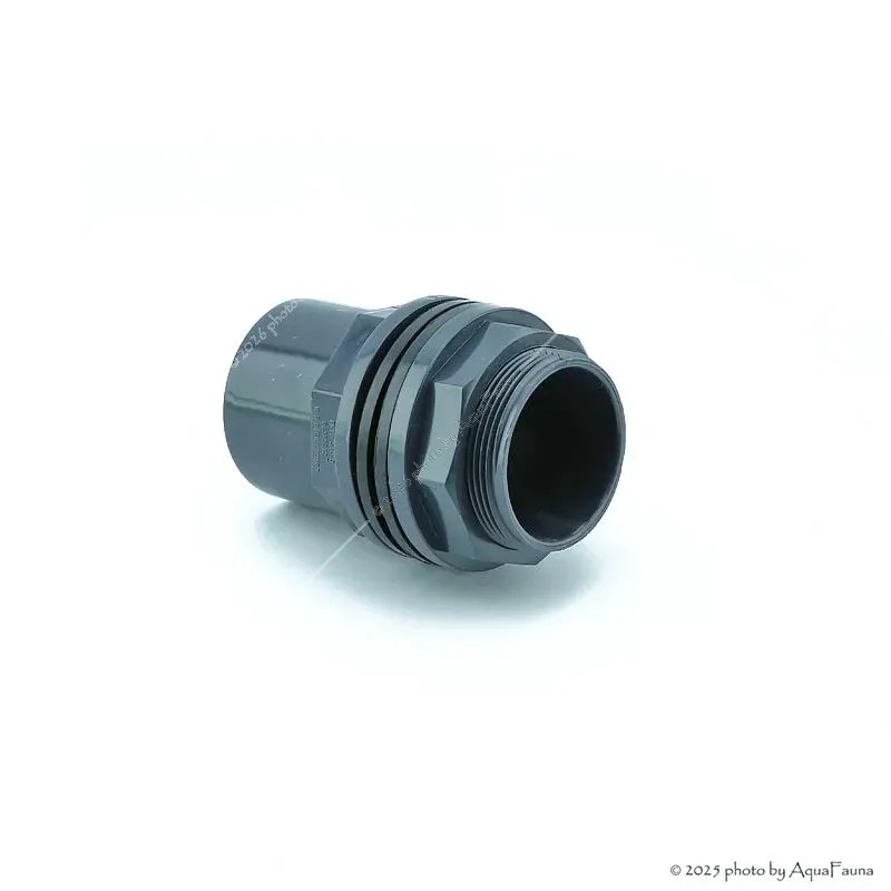 PVC átmenő idom 50/63 mm (hollanderes) 2" külső menettel