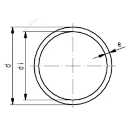 PVC cső, 32 mm, 1 m