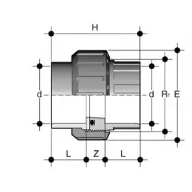 PVC hollander, 32 mm-es csőhöz