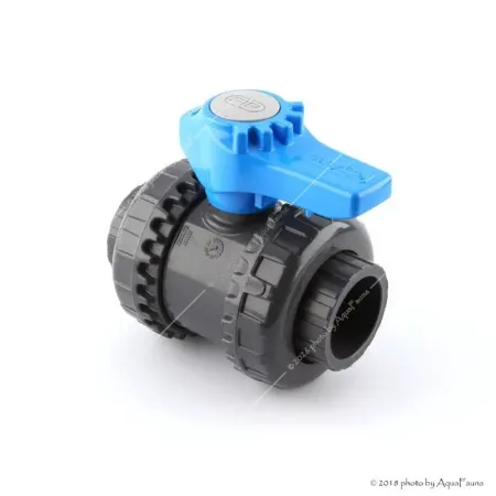 PVC hollanderes gömbcsap, 32 mm-s csőhöz