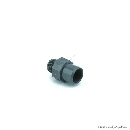 PVC karmantyú 20/16 mm-es csőhöz, 3/8" külső menettel