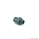 PVC karmantyú 25/20 mm-es csőhöz, 1/2" külső menettel