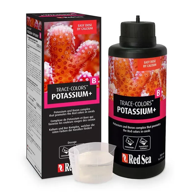 Red Sea Reef Trace Colors B Potassium+ - Kálium kiegészítő - 500 ml