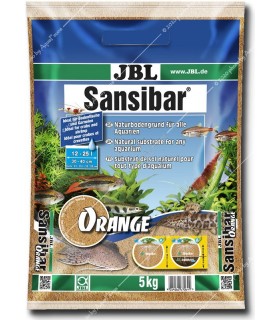 JBL Sansibar ORANGE 5 kg - akvárium talaj - narancssárga