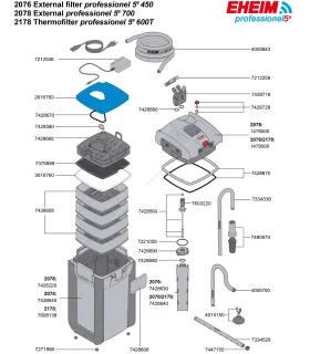 Eheim professionel 5e 450 WiFi külső szűrő (2076010)
