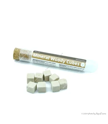 GlasGarten Mineral Woody Cubes - kiegészítő táp garnéláknak - 8 db