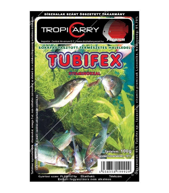 Fagyasztott Tubifex - 100 g