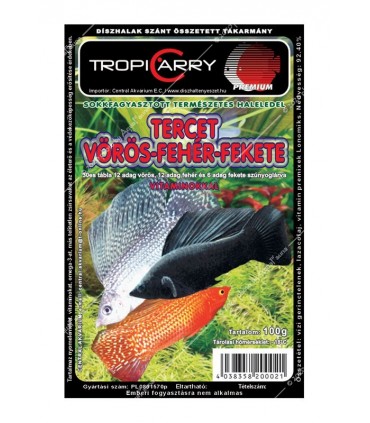 TropiCarry Tercet - 100 g (Vörös-, Fehér, Fekete szúnyoglárva)