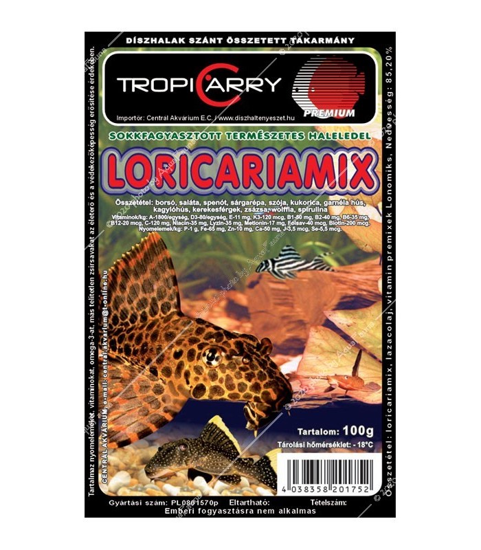 Fagyasztott Lorikária mix - 100 g