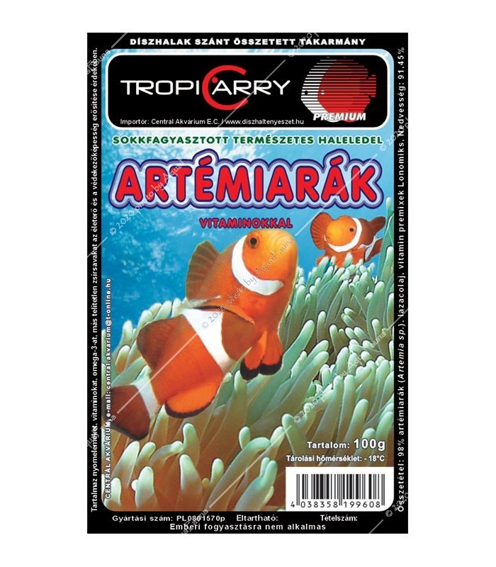 Fagyasztott Artemia - 100 g