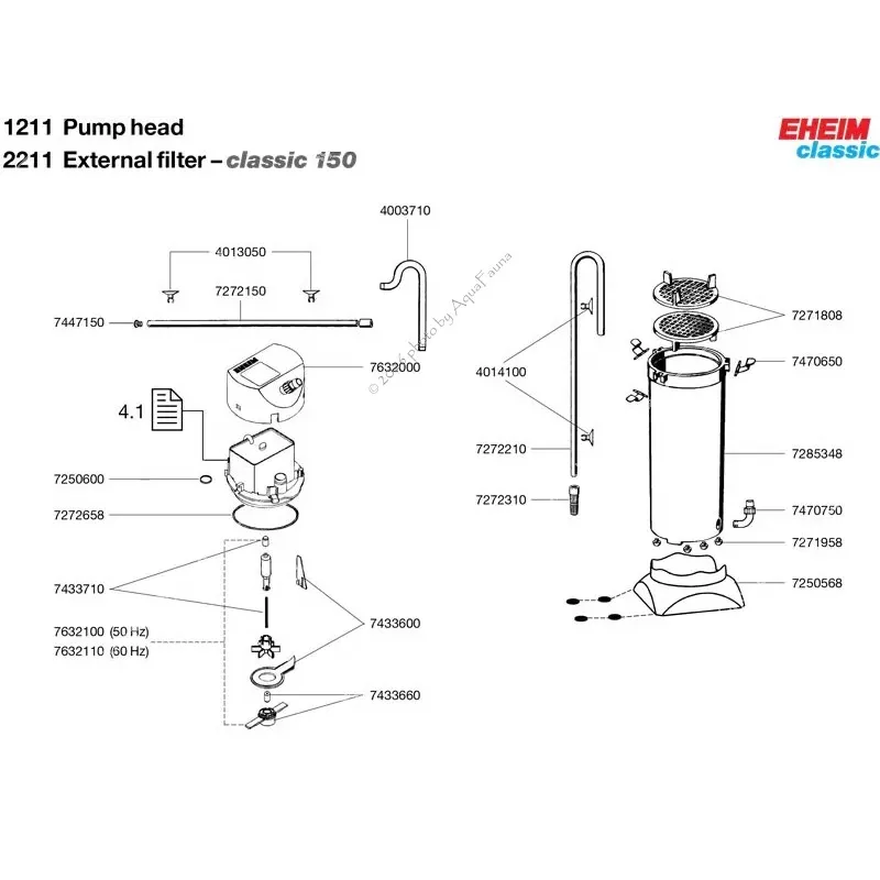 Eheim Classic 150 (2211) külső szűrő (2211010)
