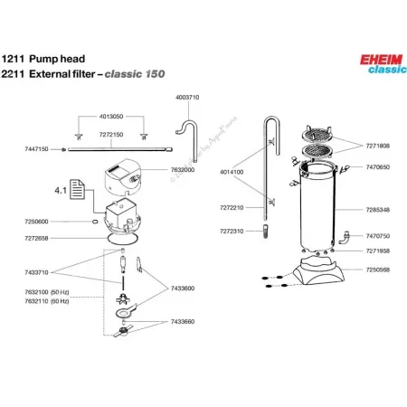 Eheim Classic 150 (2211) külső szűrő (2211010)