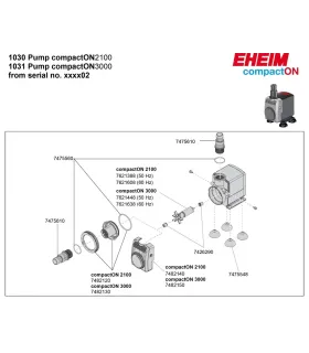Eheim compactON 3000 vízpumpa (1031220)