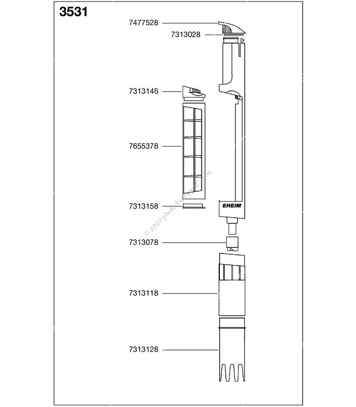 Eheim Quick Vac Pro elemes aljzattisztító (3531000)