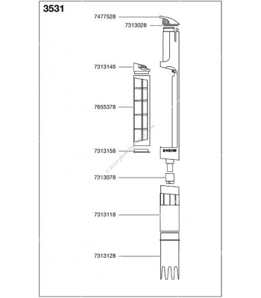 Eheim Quick Vac Pro elemes aljzattisztító (3531000)