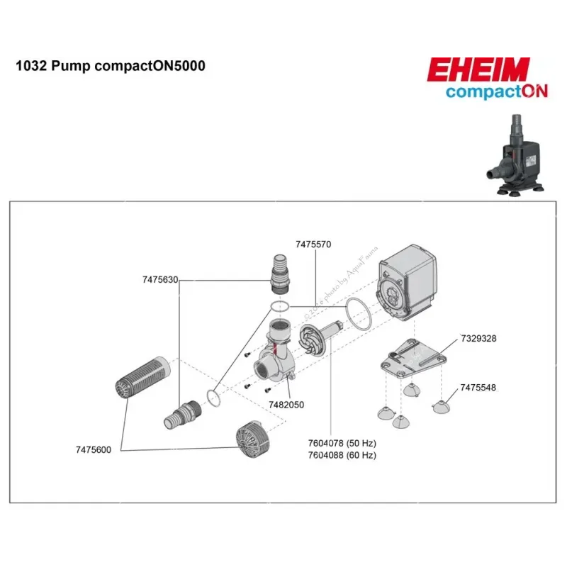 Eheim compactON 5000 vízpumpa (1032220)