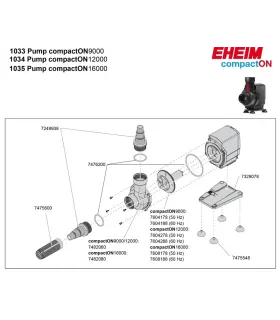 Eheim compactON 9000 vízpumpa (1033220)