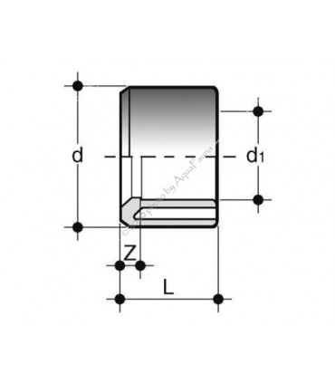 PVC szűkítő 63/40