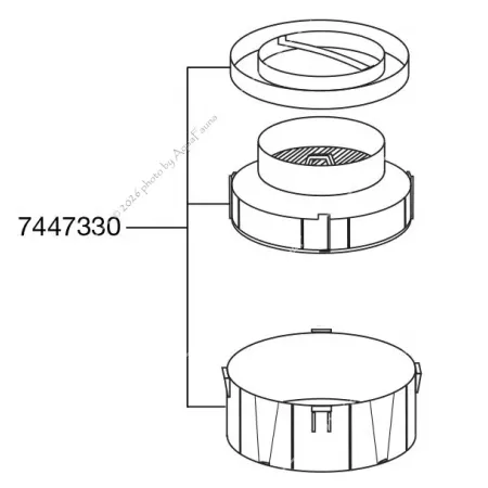 Eheim Ecco Pro 130/200/300 (2032/2034/2036) előszűrő tálca szűrőtartállyal és tetővel (7447330)