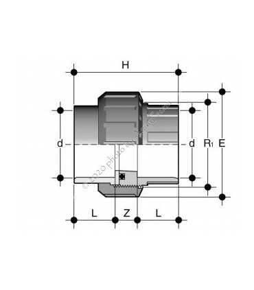 PVC hollander, 63 mm-es csőhöz