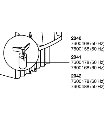 Eheim Liberty 200 (2042) Rotor 50 Hz (7600488)