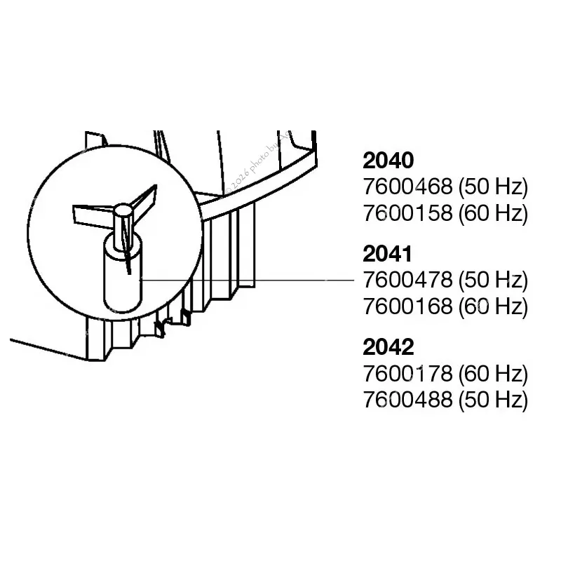 Eheim Liberty 75 (2040) Rotor 50 Hz (7600468)