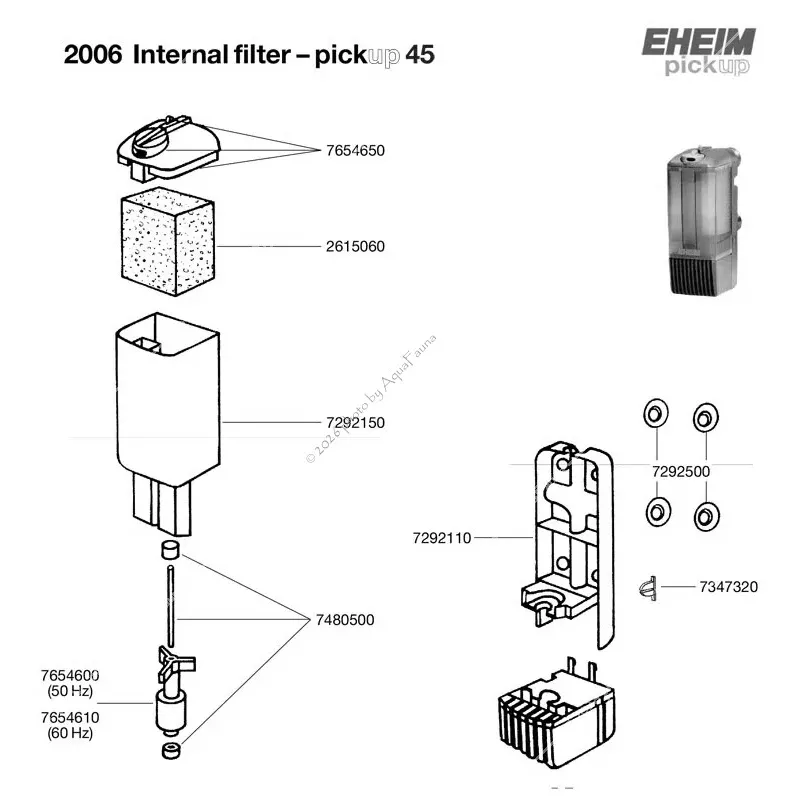 Eheim PickUp 45 (2006) belső szűrő (2006020)